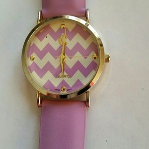 Lavender zig zag watch